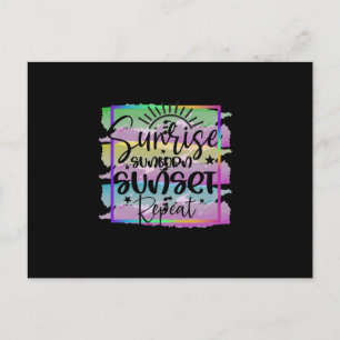 Zonnezon zomerzonnescherm Herhalen Briefkaart