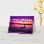 Zonnezondag Geviste vogeldagWenskaart Kaart (Gele Bloem)