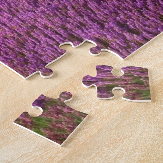 Zonnezondag in het landschapsgebied van Lavender Legpuzzel (Zijkant)