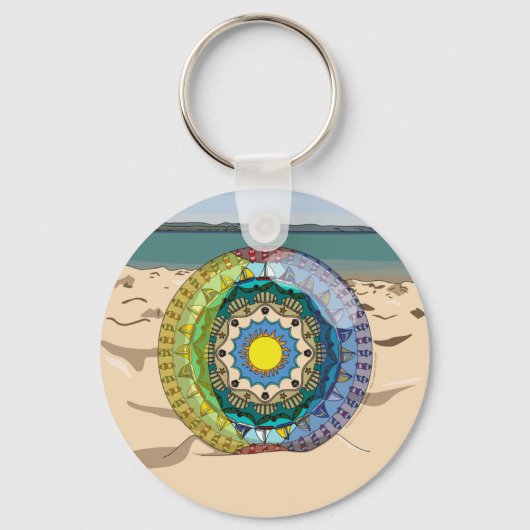 Zonnezondag-Sleutelhanger Sleutelhanger (Voorkant)