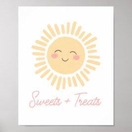 Zonnezondag zonneschijn Zondag Partij zoet- en Beh Poster