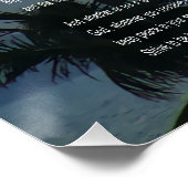 Zonnezonde DESIDERATA-palmboom Perfect Poster (Hoek)