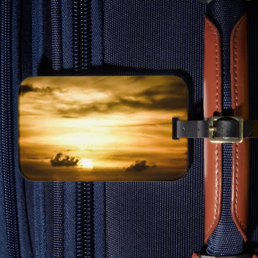 Zonnezone aan de Stille Oceaan Bagagelabel (Voorkant Insitu 4)