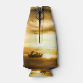 Zonnezone aan de Stille Oceaan Flesjeskoeler (Achterkant)