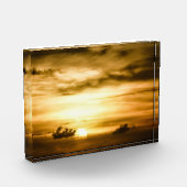 Zonnezone aan de Stille Oceaan Fotoblokken (Links)