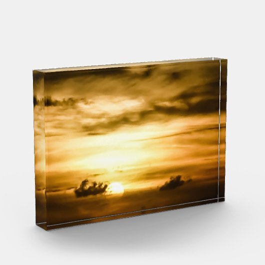 Zonnezone aan de Stille Oceaan Fotoblokken (Links)