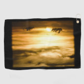 Zonnezone aan de Stille Oceaan Golfhanddoek (Horizontaal)