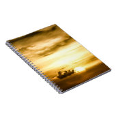 Zonnezone aan de Stille Oceaan Notitieboek (Rechterzijde)