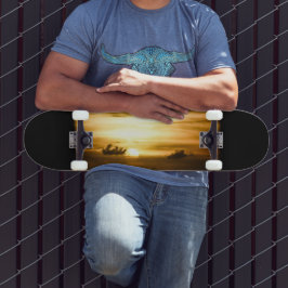 Zonnezone aan de Stille Oceaan Persoonlijk Skateboard