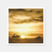 Zonnezone aan de Stille Oceaan Servet (Voorkant)