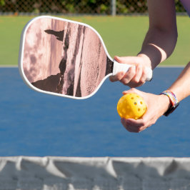 Zonnezone op het strand van Reynisfjara Pickleball Paddle