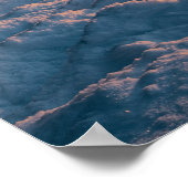 Zonnezone sneeuwkust zee poster (Hoek)
