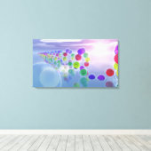 Zonnezonen in hun Cursus Canvas Print (Insitu (Houten vloer))