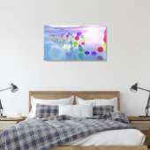 Zonnezonen in hun Cursus Canvas Print (Insitu (Slaapkamer))