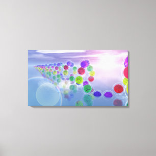 Zonnezonen in hun Cursus Canvas Print
