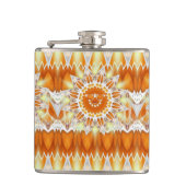 Zonnezongeluk - Zon met zonnebril Heupfles (Voorkant)