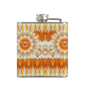 Zonnezongeluk - Zon met zonnebril Heupfles (Achterkant)