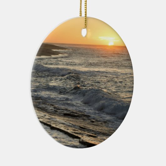 Zonnezonkerstversiering Keramisch Ornament (Rechts)