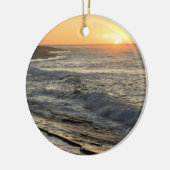 Zonnezonkerstversiering Keramisch Ornament (Links)