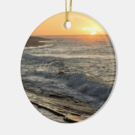 Zonnezonkerstversiering Keramisch Ornament (Links)