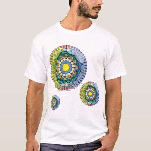 Zonnezonlicht Shirt Mannen (Voorkant)