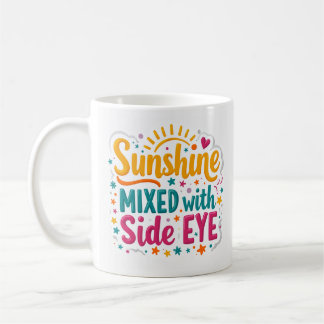 Zonnezonne met een scheef oog Funny mok