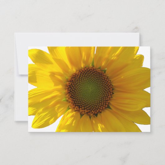 Zonnezonnebloem - Gepersonaliseerd blanco notiecar Kaart (Voorkant)