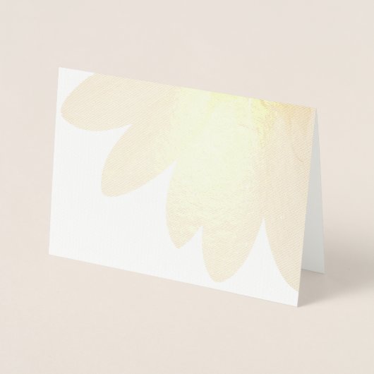 Zonnezonnebloem Thinking of You Folie Kaart (Voorkant)