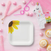 Zonnezonnebloempitten Borden Papieren Bordje (Feest)