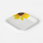 Zonnezonnebloempitten Borden Papieren Bordje (Gebogen)