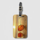 Zonnezonnebril Beach foto Bagagelabel (Voorkant (verticaal))