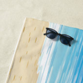 Zonnezonnescherm voor de zomerdoorsnede strandlaken (In situ)