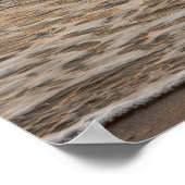 Zonnezonsondergang op de strand van Saint Cyr - Se Poster (Hoek)