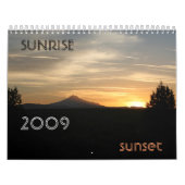 Zonnezonsondergang...personaliseerbaar! Kalender (Hoes)