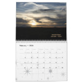 Zonnezonsondergang...personaliseerbaar! Kalender (Feb 2026)