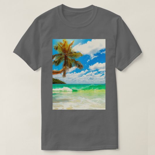 Zonnezonsondergang zomer t-shirt (Design voorkant)