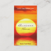 ZonnezonVisitekaartje Visitekaartje (Achterkant)