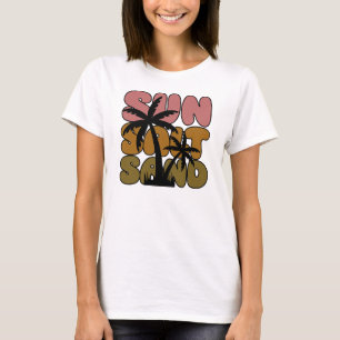 Zonnezout Zand, Grappige zomervakantie T-shirt