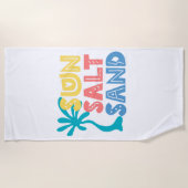 Zonnezout Zand Zomer Vibes Strandlaken (Voorkant)