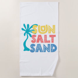 Zonnezout Zand Zomer Vibes Strandlaken
