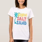 Zonnezout Zand Zomer Vibes T-shirt (Voorkant)