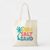 Zonnezout Zand Zomer Vibes Tote Bag (Achterkant)