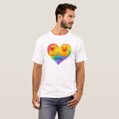 zonnig b en maneschijn tshirt (Voorkant volledig)