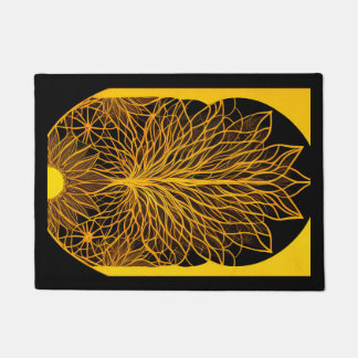 Zonnig BOHO minimalistisch design Deurmat