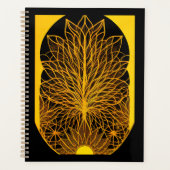 Zonnig BOHO minimalistisch design Planner (Voorkant)