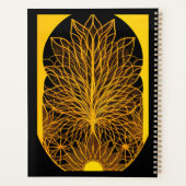 Zonnig BOHO minimalistisch design Planner (Achterkant)