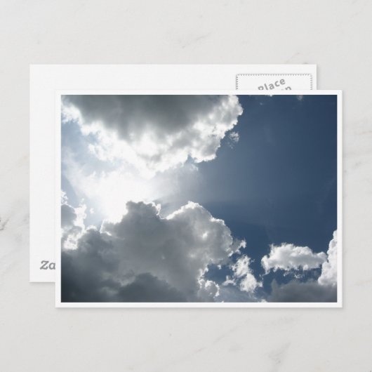 Zonnig Briefkaart (Voorkant / Achterkant)