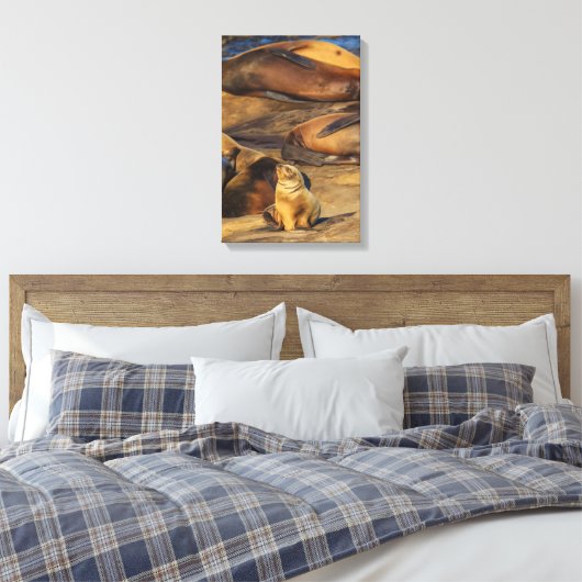 Zonnig! Canvas Afdruk (Insitu (Slaapkamer))