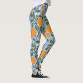 Zonnig Citrus Sinaasappels Grove Pattern Leggings (Rechts)