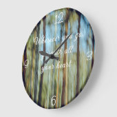 Zonnig dennenbos grote klok (Hoek)